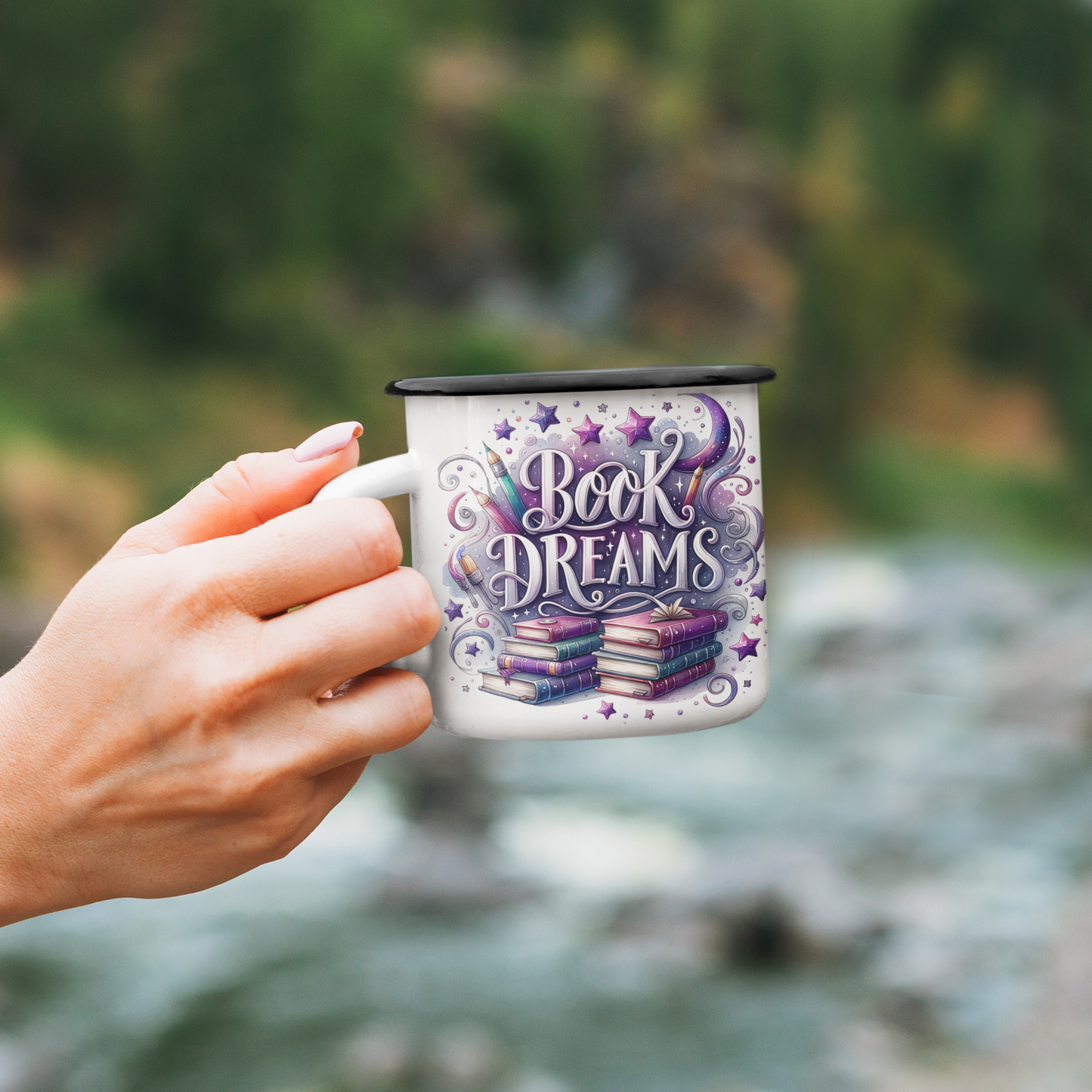 Enamel Mug "Book of Dreams"