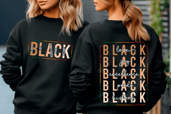 Unisex classic tee "Black History Month" Double Sided Graphic