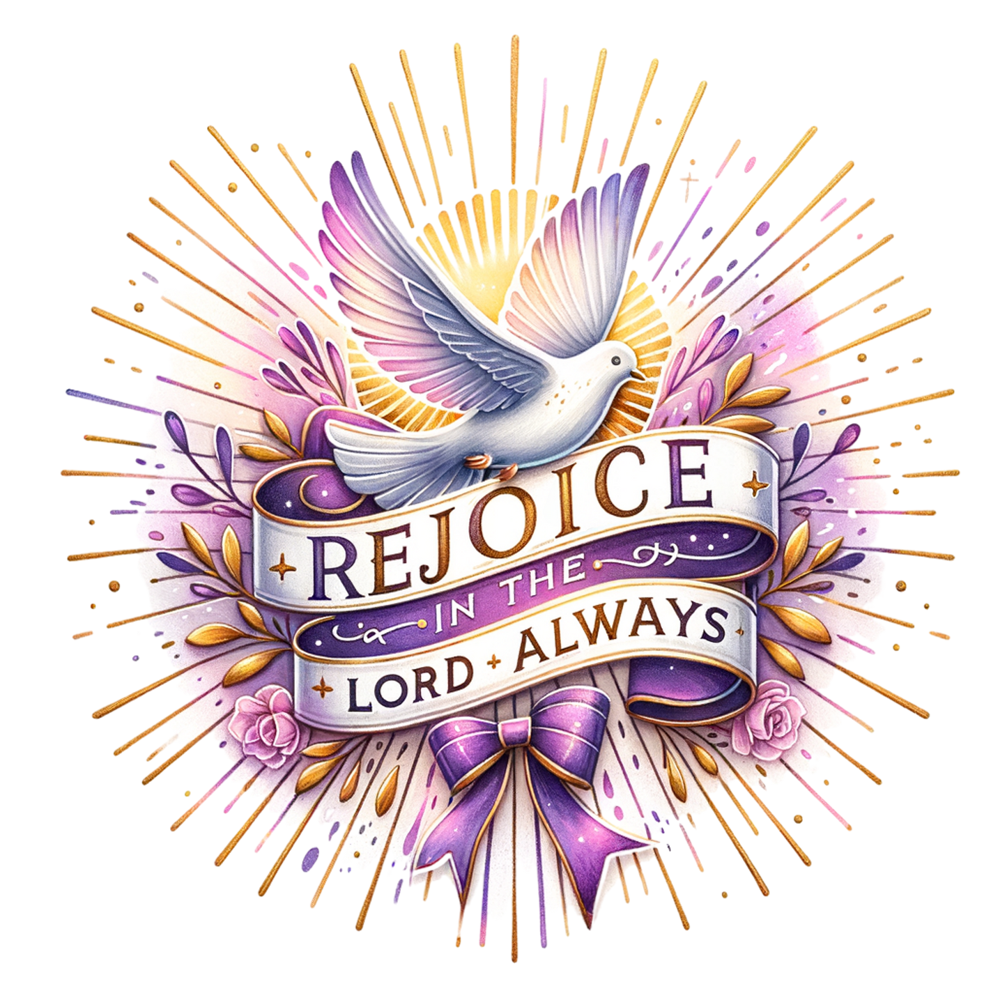 SoftStyle T-Shirt "Rejoice in the Lord Always" Gildan