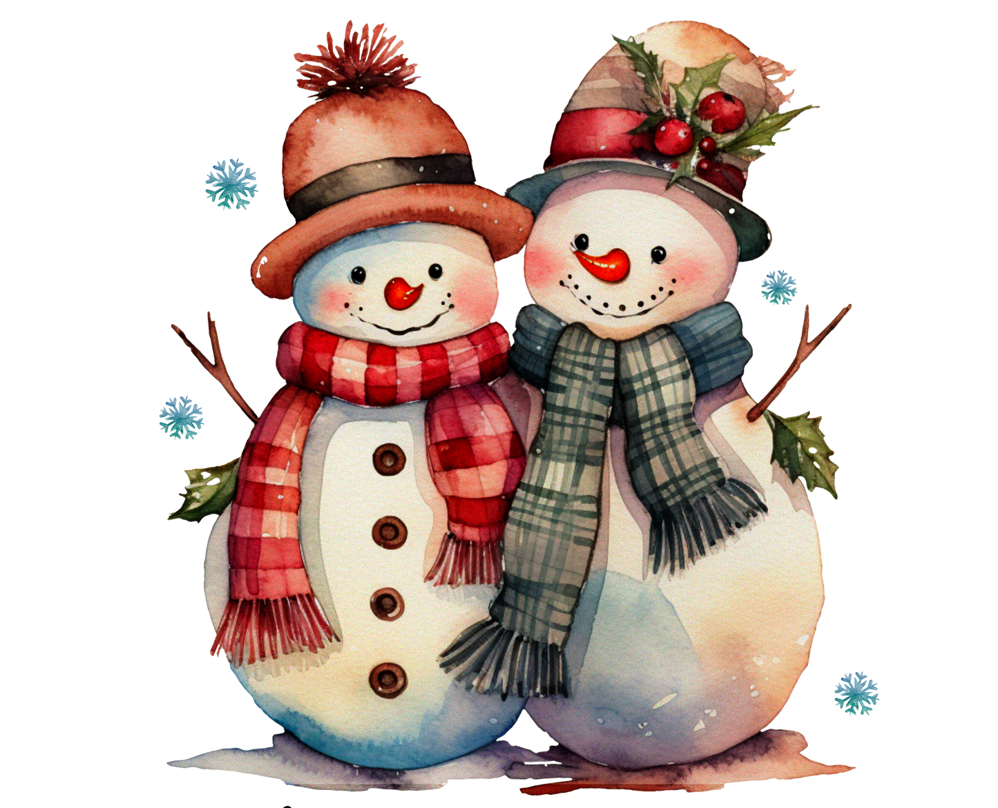 Mr. & Mrs. Snowman - Eco Tote Bag