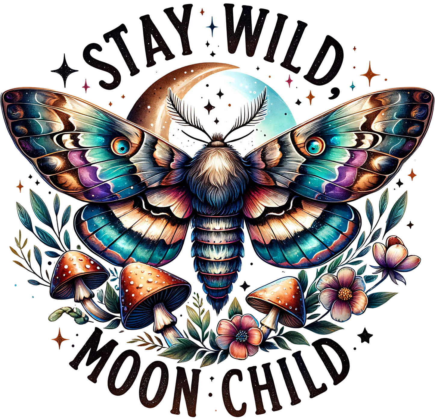 Enamel Mug "Stay Wild Moon Child"