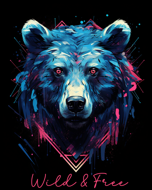 Bear Wild & Free Unisex t-shirt