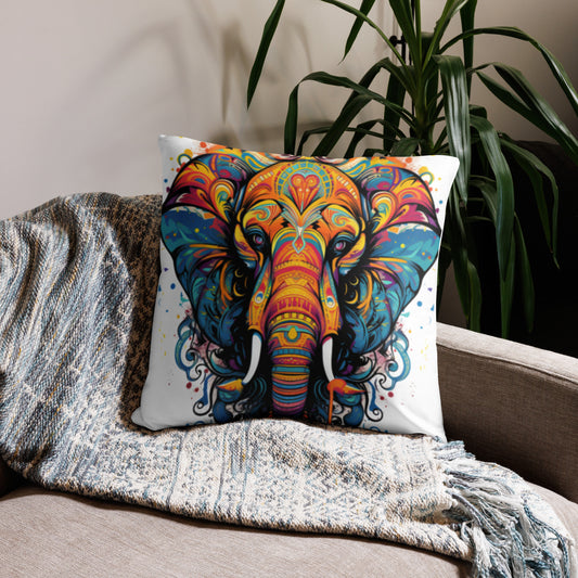 Basic Pillow "Boho Elephant 02"