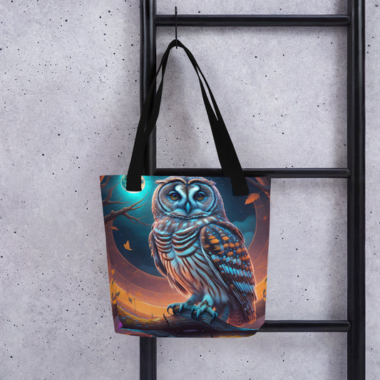 Barred Owl - All-Ove Print  - Tote bag