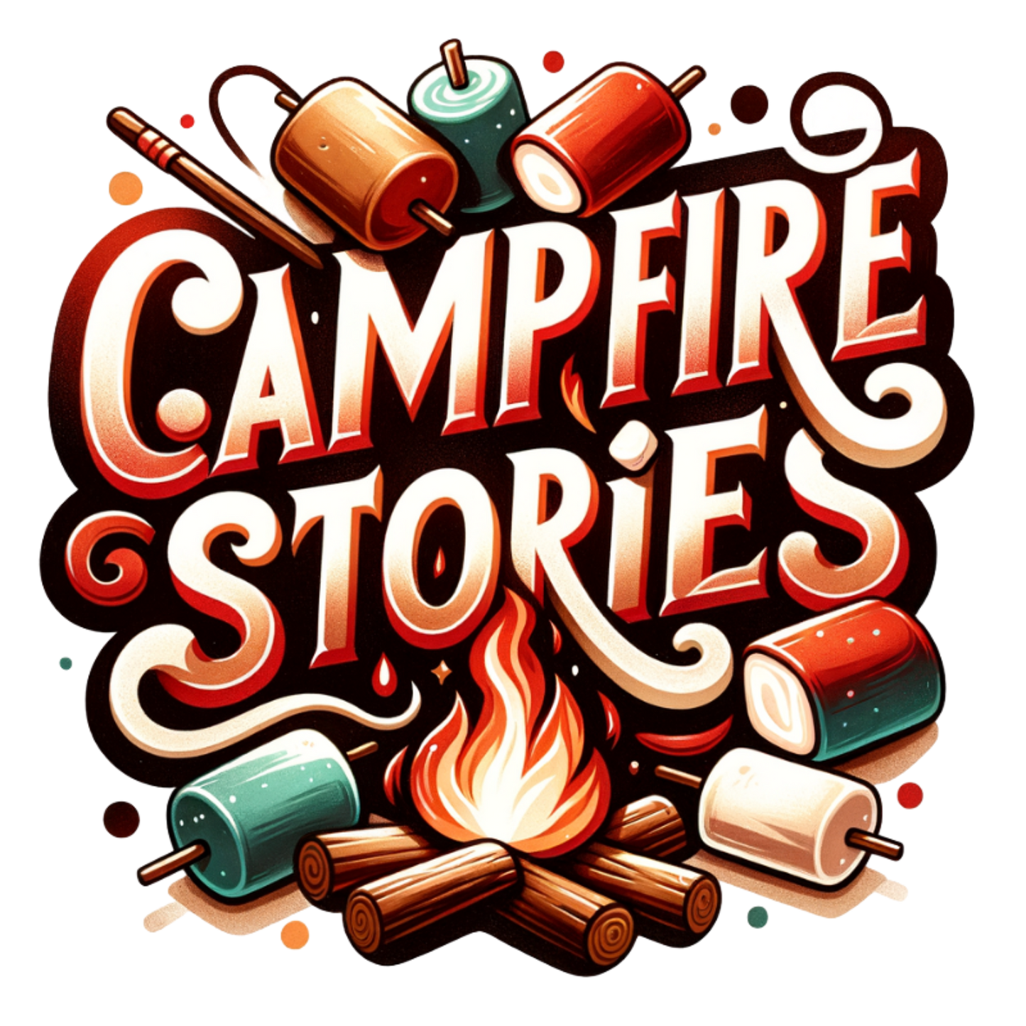 Women’s micro-rib tank top "Campfire Stories"