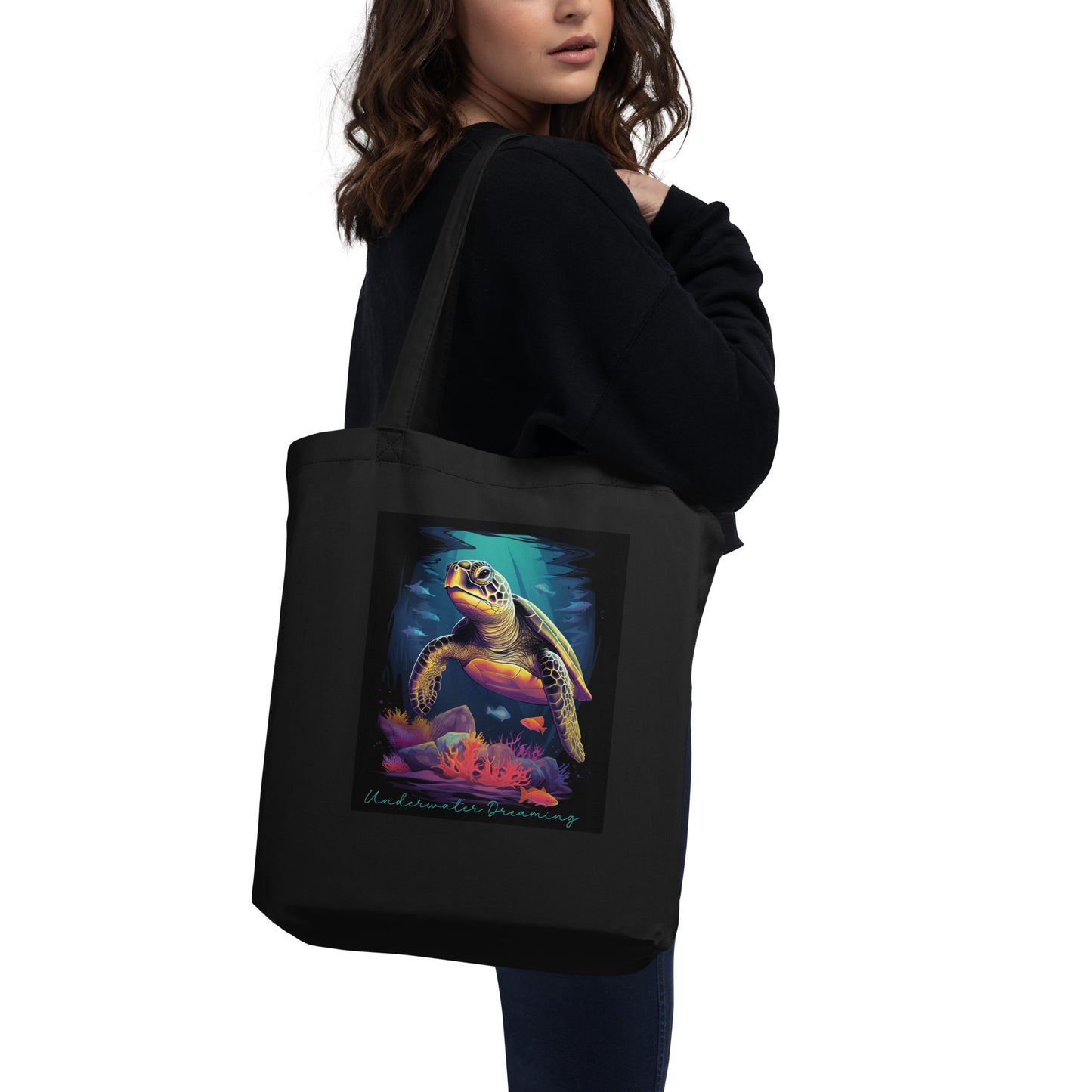 Turtle: "Underwater Dreaming" - Eco Tote Bag