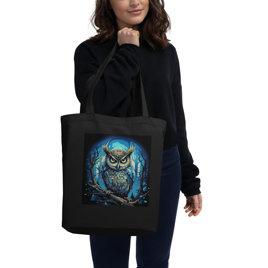 Owl "Midnight Blue" - Eco Tote Bag