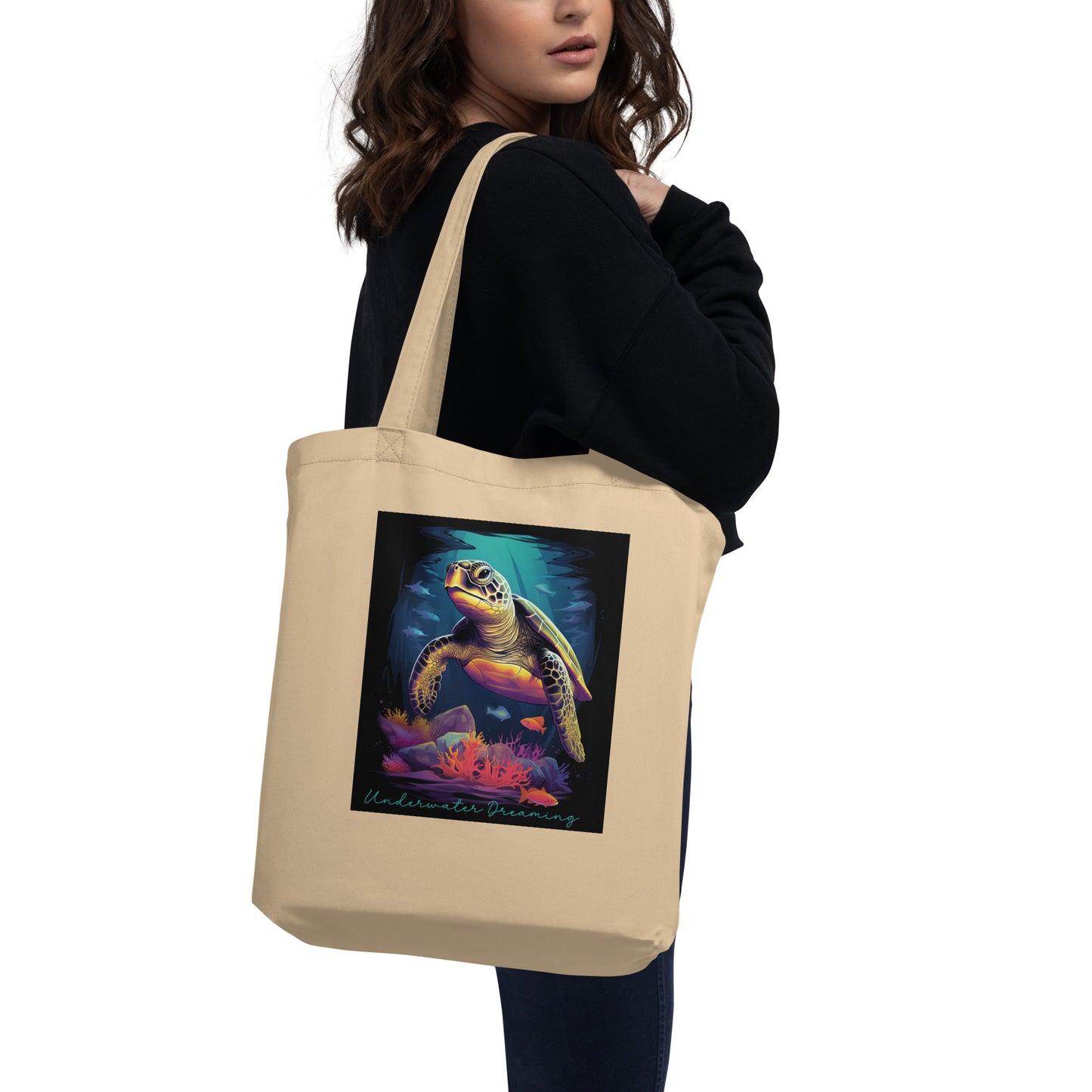 Turtle: "Underwater Dreaming" - Eco Tote Bag