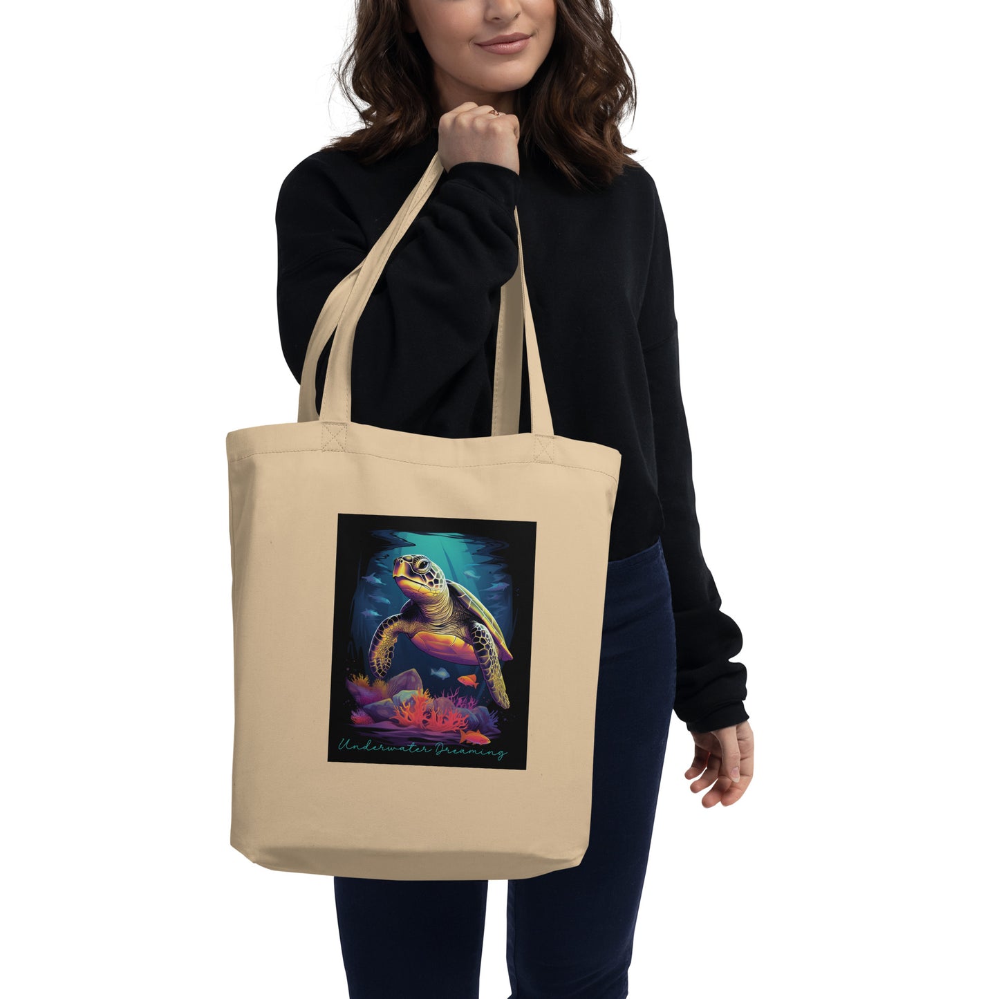 Turtle: "Underwater Dreaming" - Eco Tote Bag