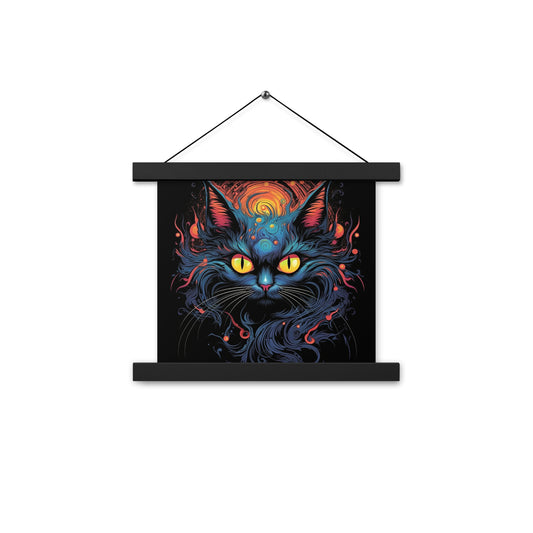 Black Cat Air - Poster with hangers