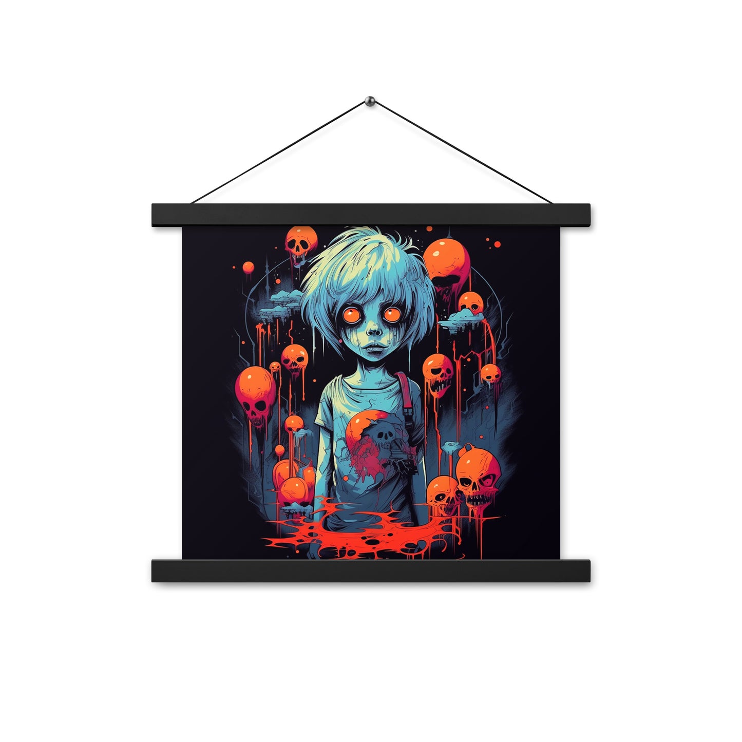 The Zombie Boy - Poster with hangers