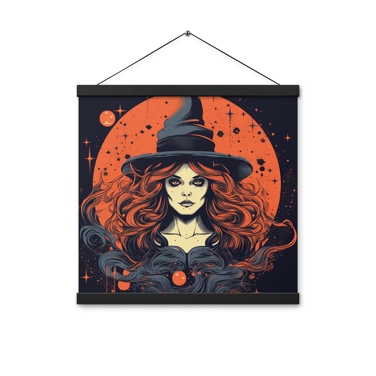 Halloween Witch Red #4 - Poster with hangers