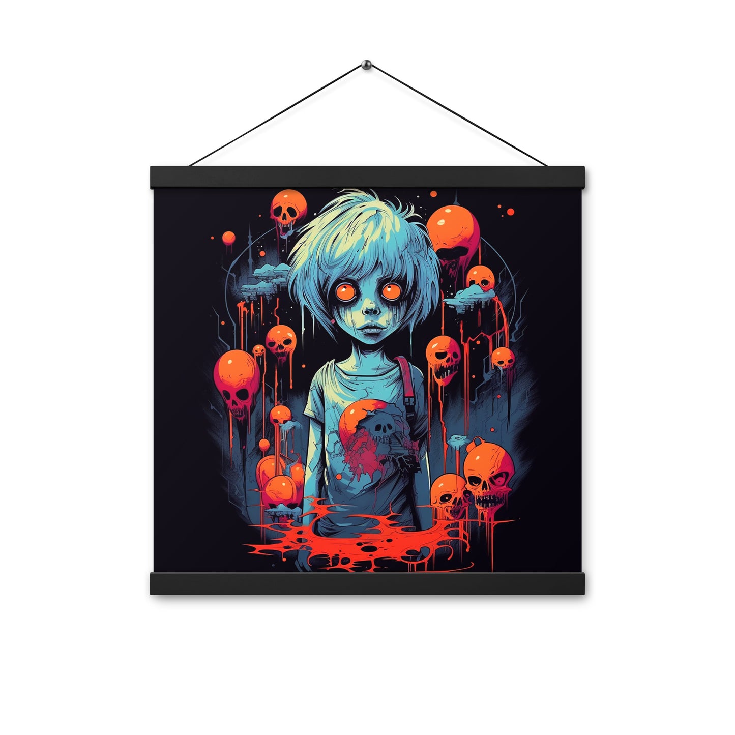 The Zombie Boy - Poster with hangers