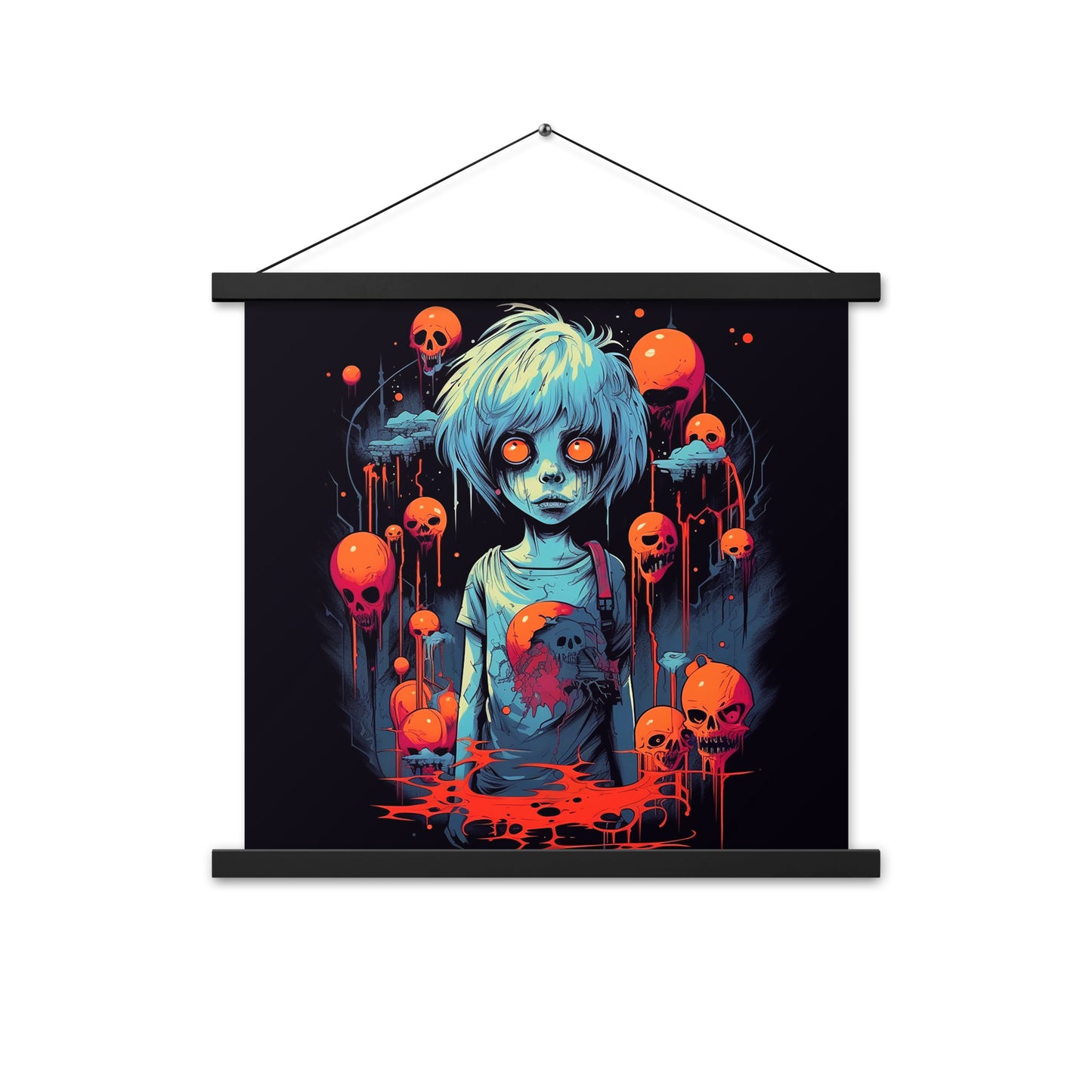 The Zombie Boy - Poster with hangers