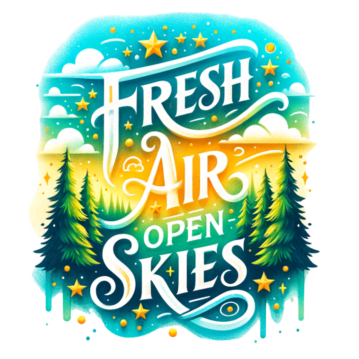 Unisex classic tee "Fresh Air Open Skies"