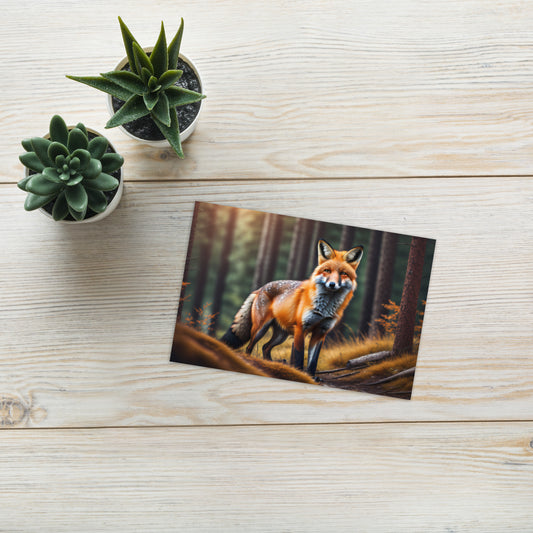 Wilderness Fox - Greeting card