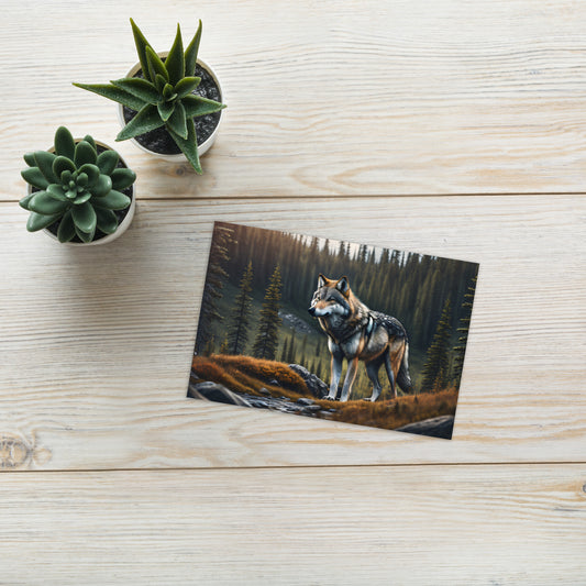 Wilderness Wolf - Greeting Card
