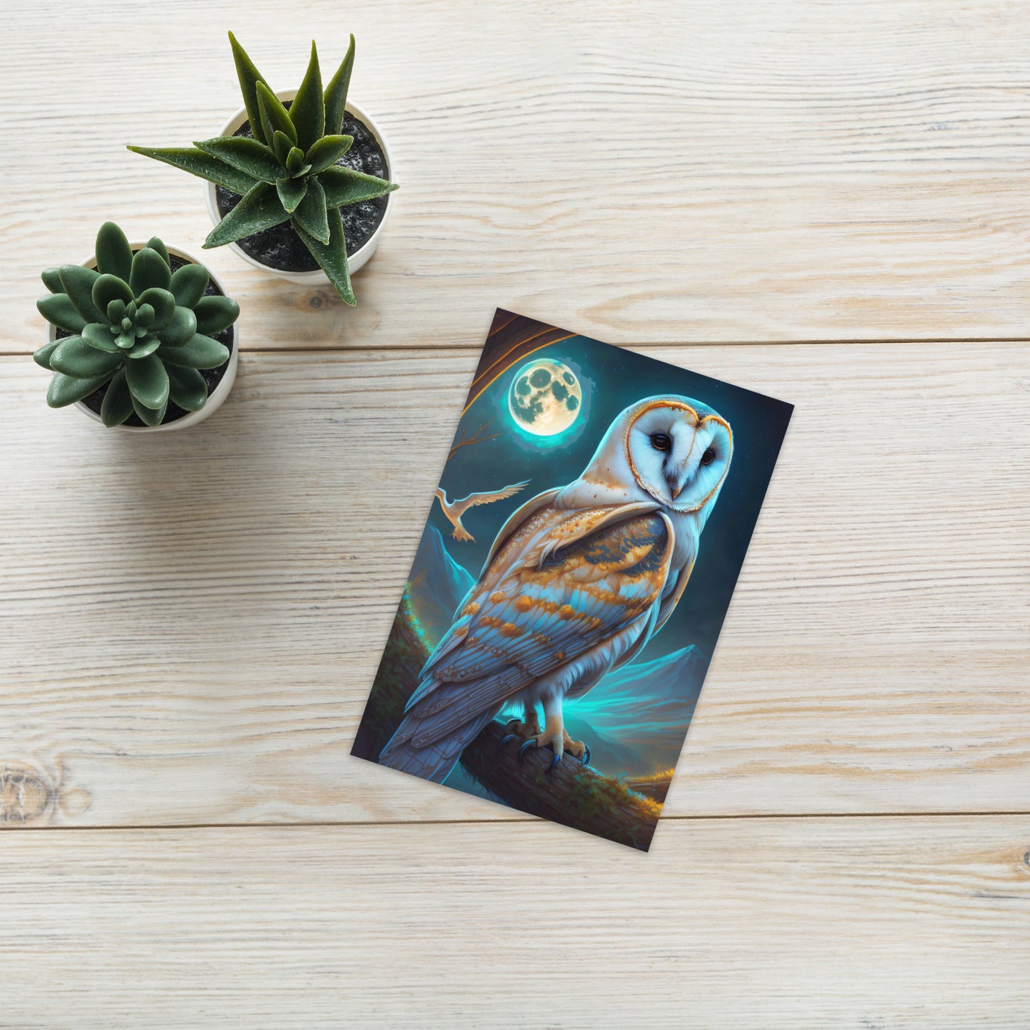 Barn Owl - Greeting Card