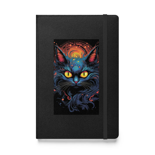Black Cat Air - Hardcover bound notebook