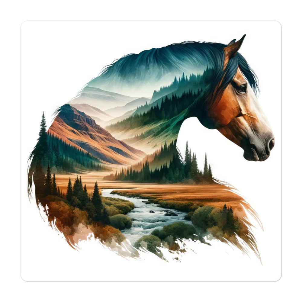 Bubble-free stickers Wild Horses 03