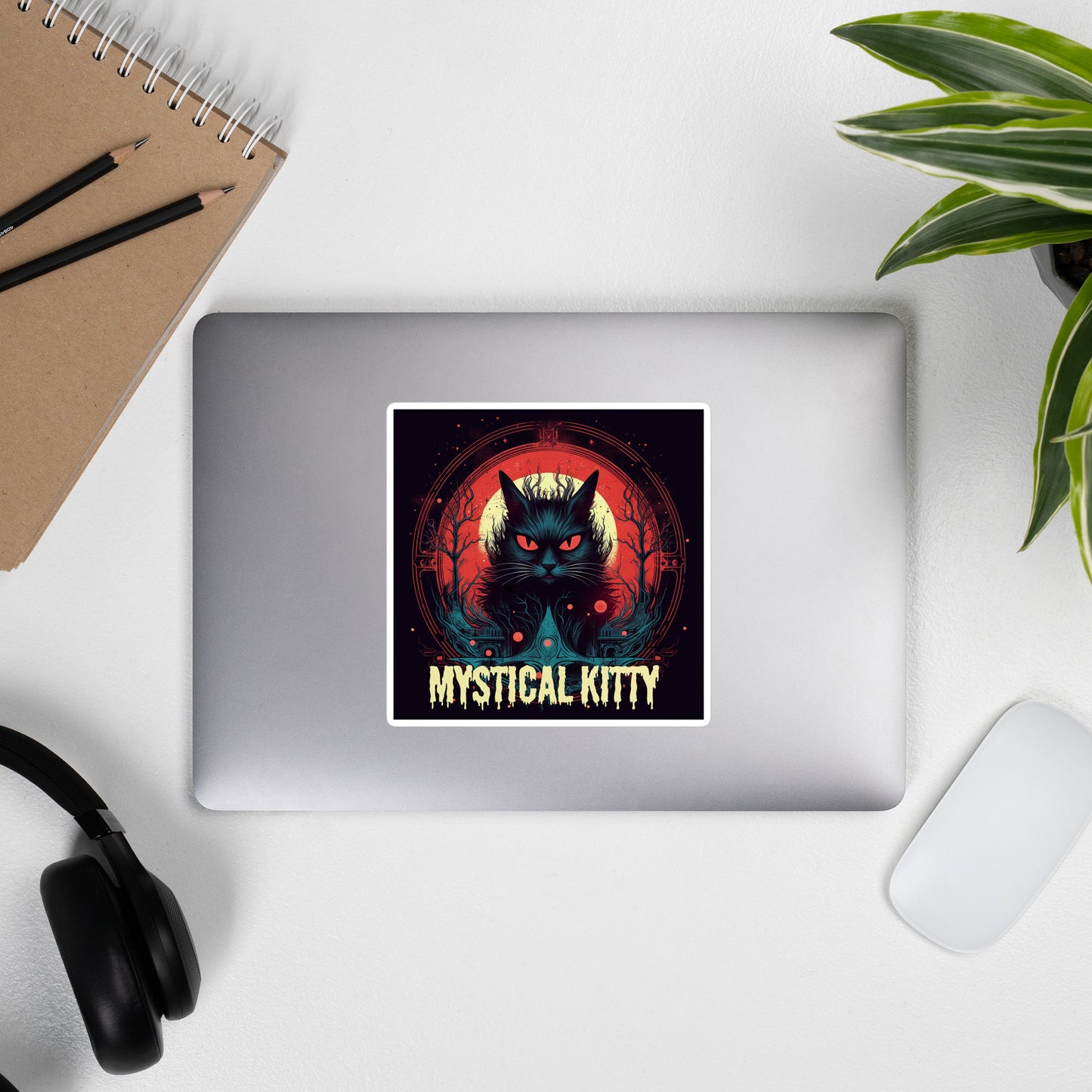 Mystical Kitty - Bubble-free stickers