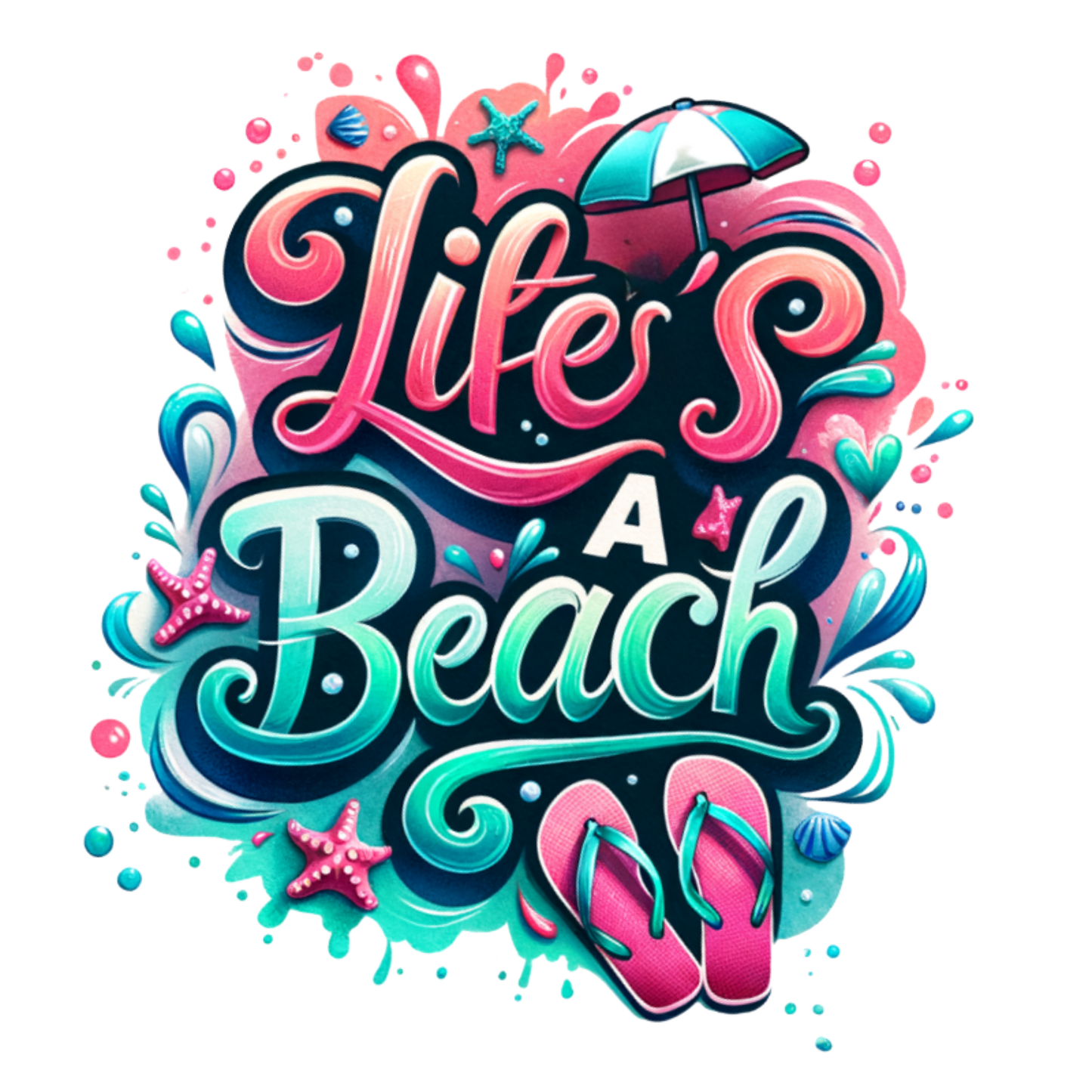 Unisex classic tee "LIFE'SA BEACH"