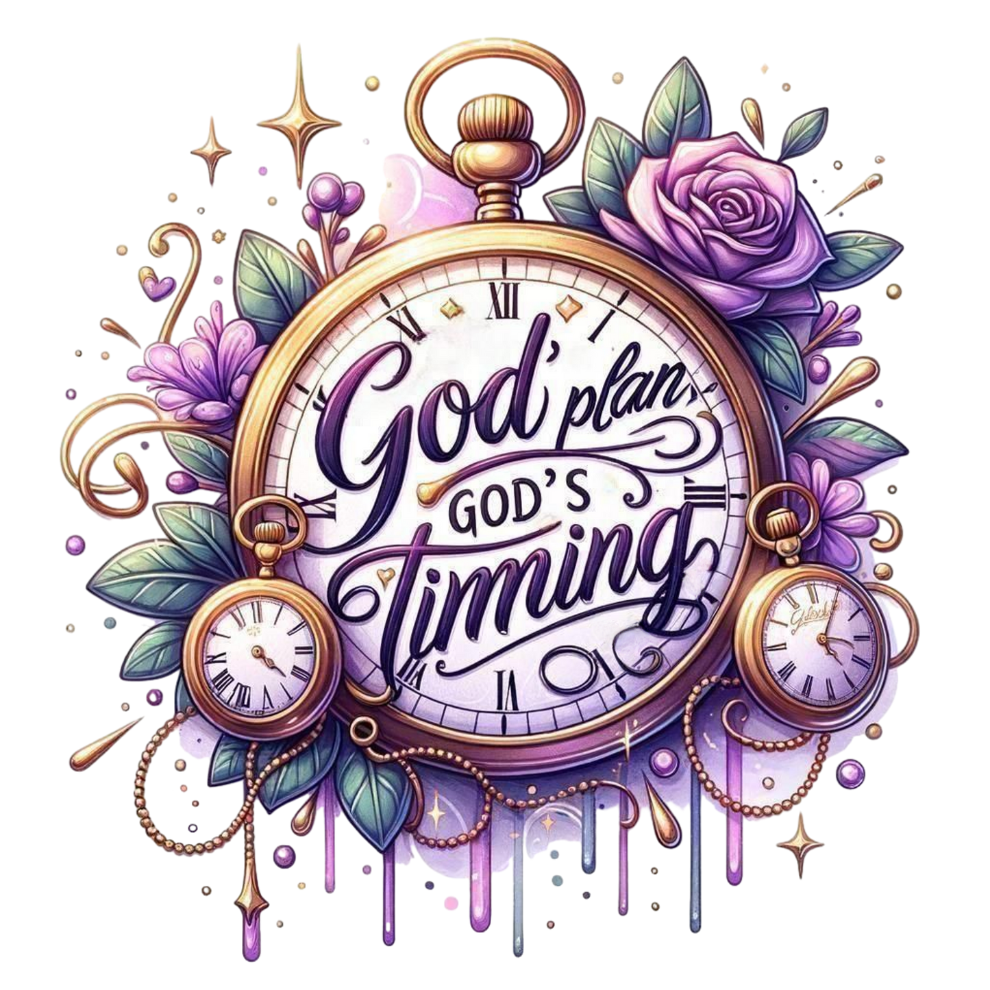Softstyle Unisex T-Shirt "God's Plan God's Timing"
