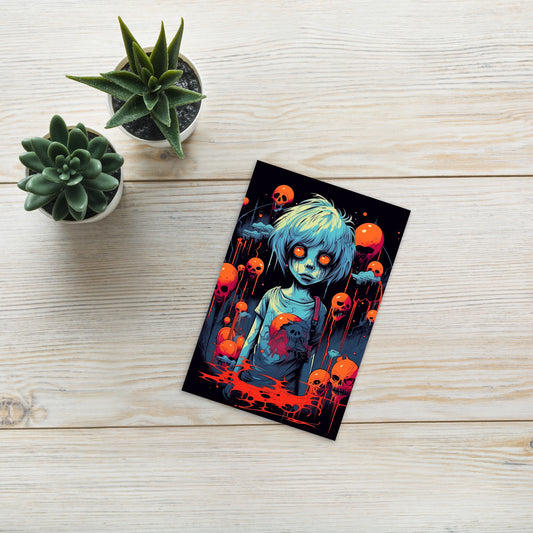 The Zombie Boy - Standard Postcard