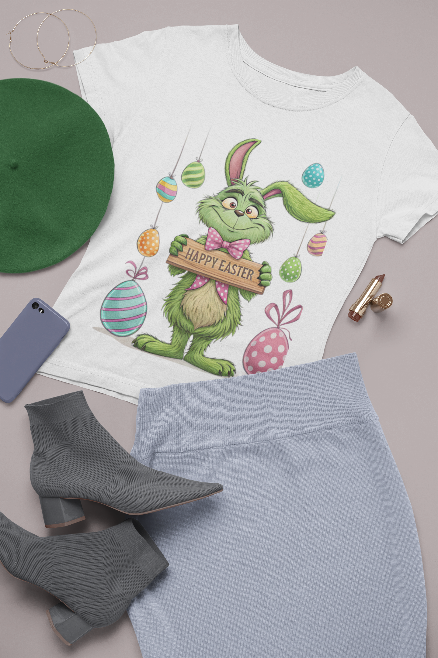 Unisex classic tee Bunny "Happy Easter"