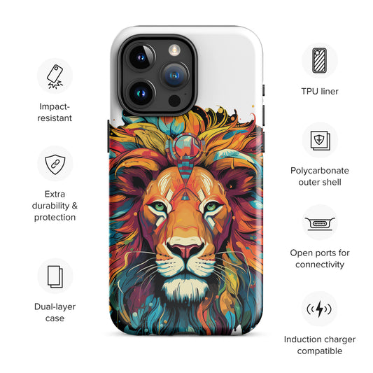 Tough Case for iPhone® Boho Lion