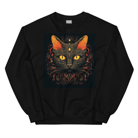 Black Cat Mystical - Unisex Sweatshirt