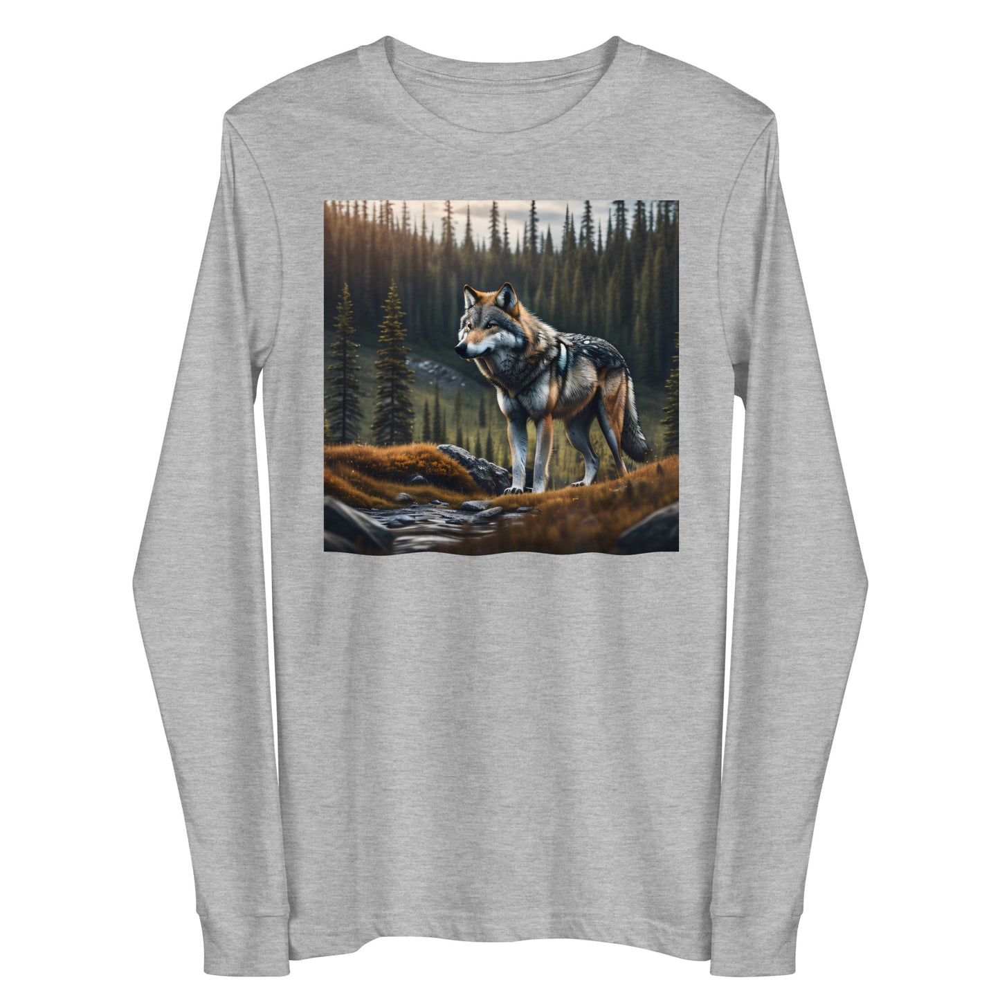 Wilderness Wolf Unisex Long Sleeve Tee