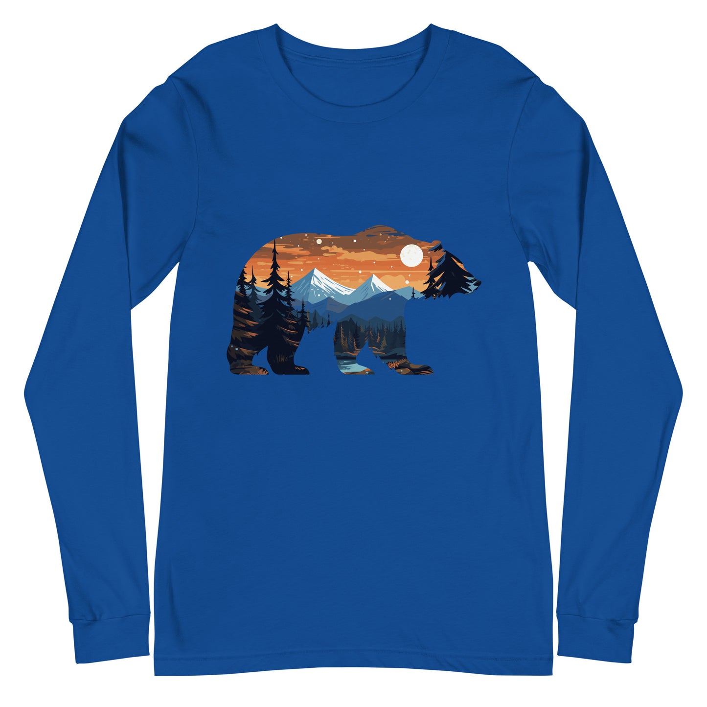 Bear Landscape 4.8 - Unisex Long Sleeve Tee