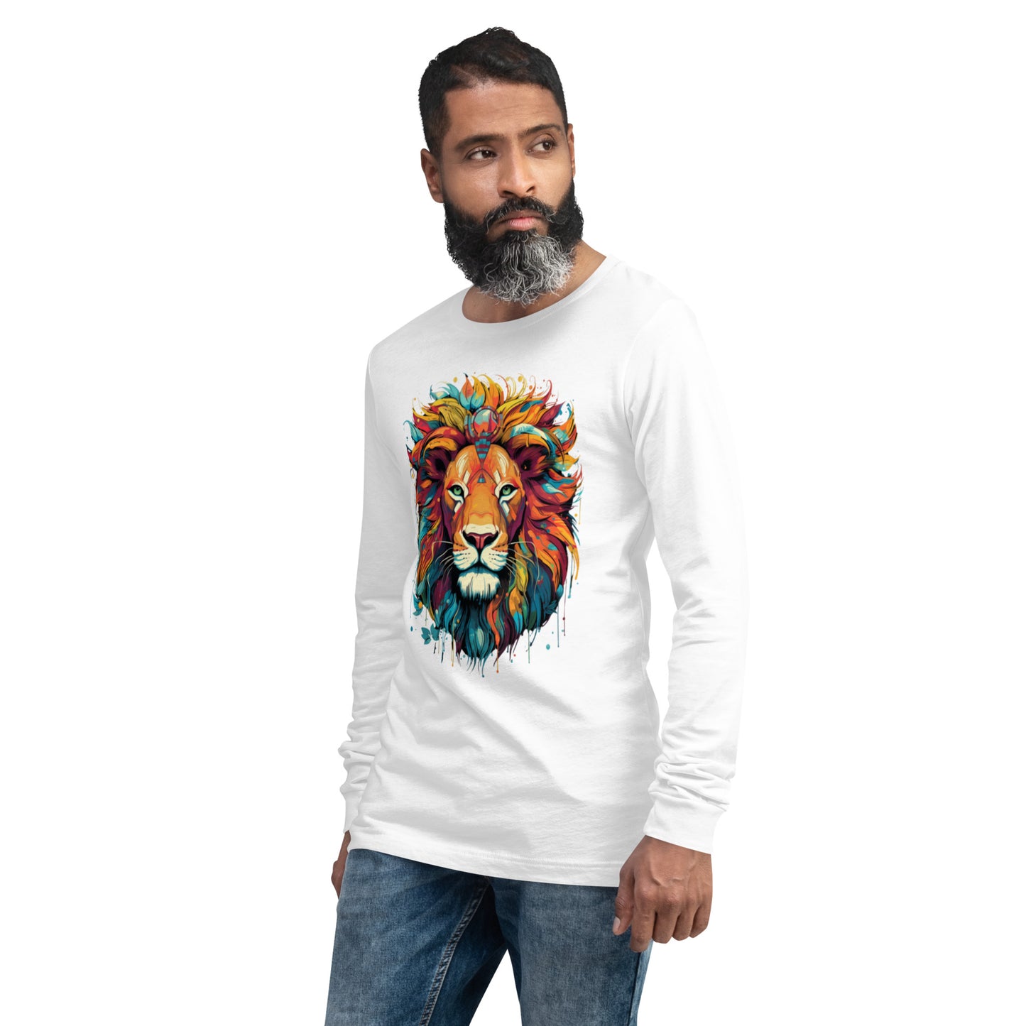 Sr. Dazzling the Lion - Unisex Long Sleeve Tee