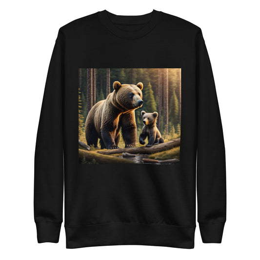 Willderness Bear & Cub - Unisex Premium Sweatshirt