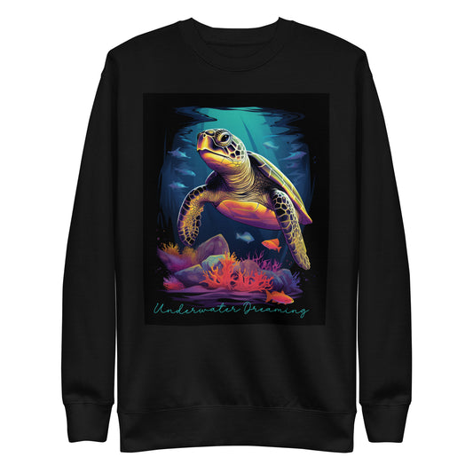 Turtle: "Underwater Dreaming" - Unisex Premium Sweatshirt