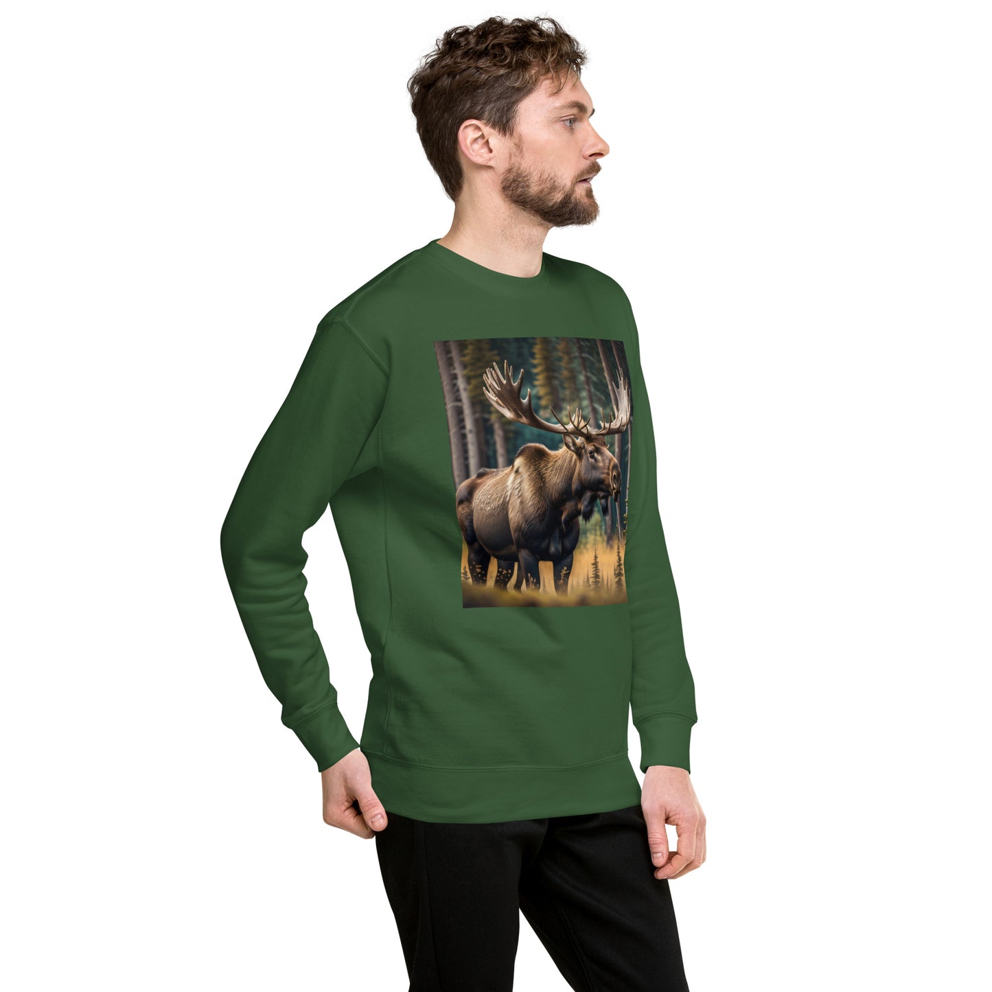 Moose Unisex Premium Sweatshirt
