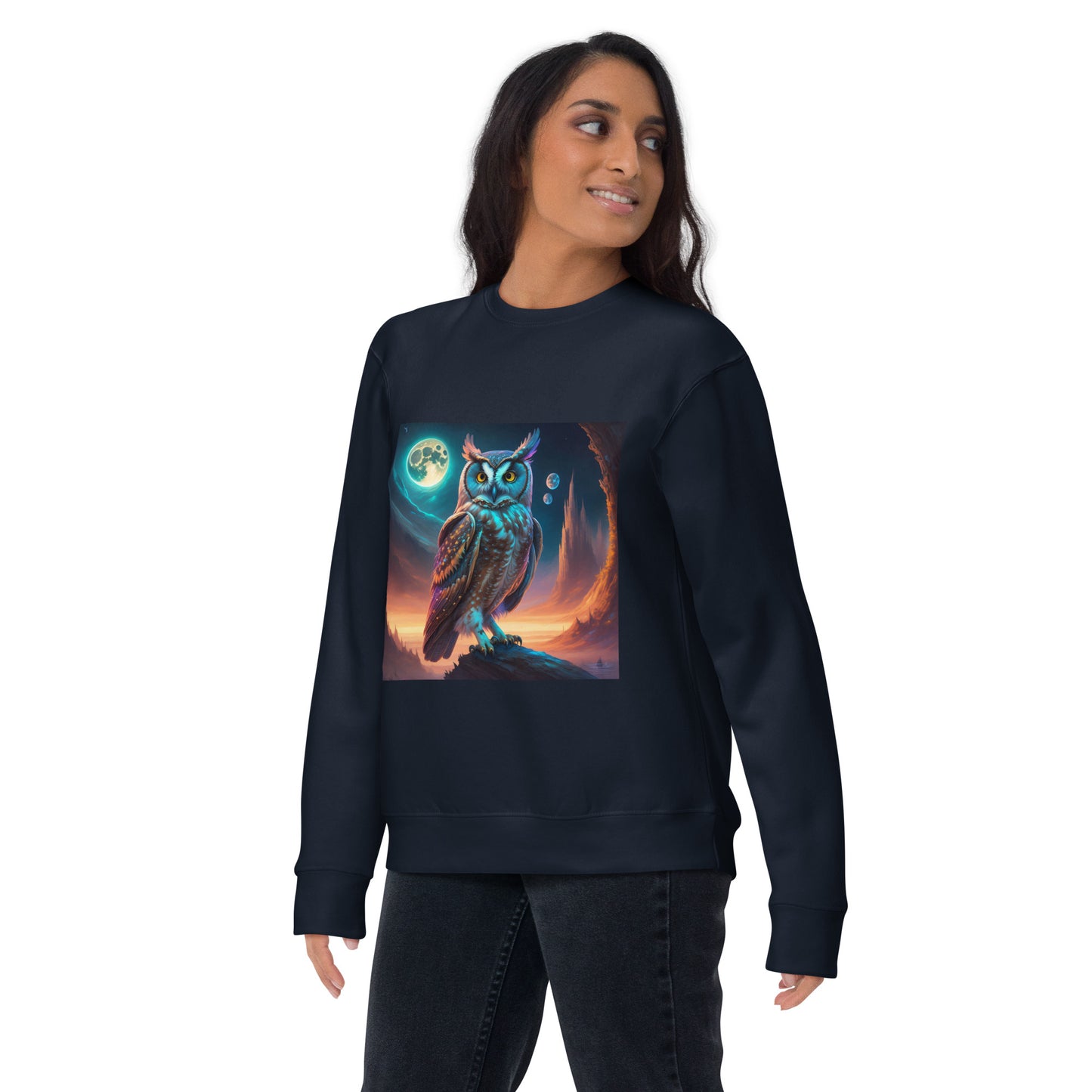 Long Eared Owl - Unisex Premium Sweatshirt