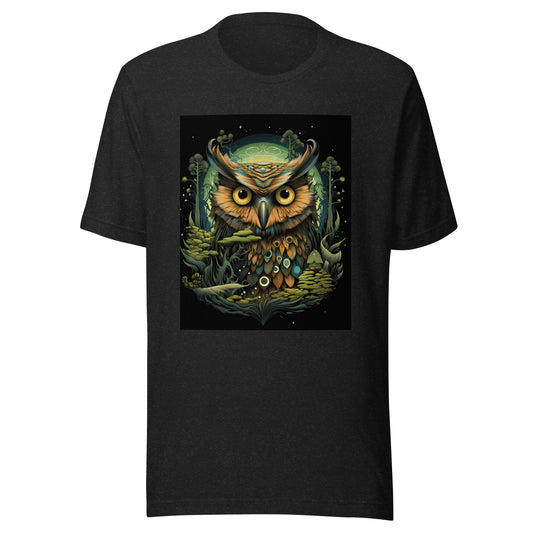 Owl "Forest Green" Unisex t-shirt