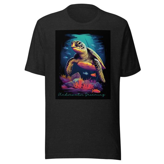 Turtle: "Underwater Dreaming" - Unisex t-shirt