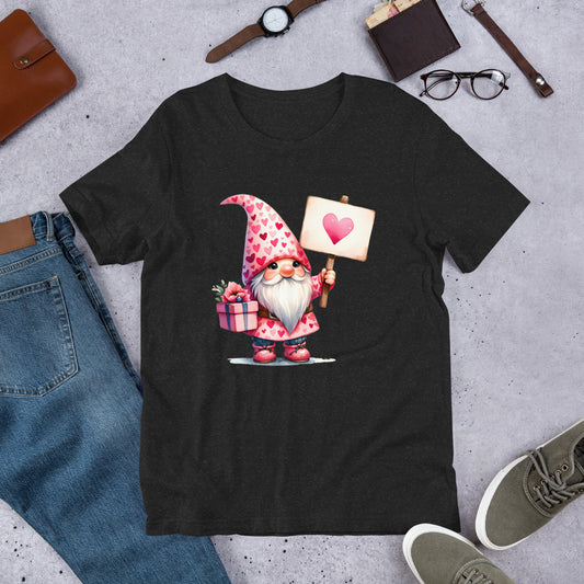 Gnome Love #2 Heart Sign Unisex t-shirt