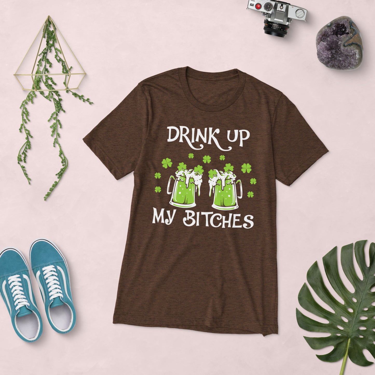 St. Patrick's, Drink Up, Unisex Short Sleeve, T-shirt