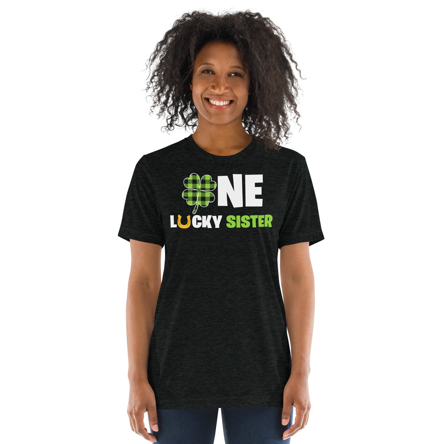 St. Patrick's, One Lucky Sister, Unisex Short Sleeve, T-shirt