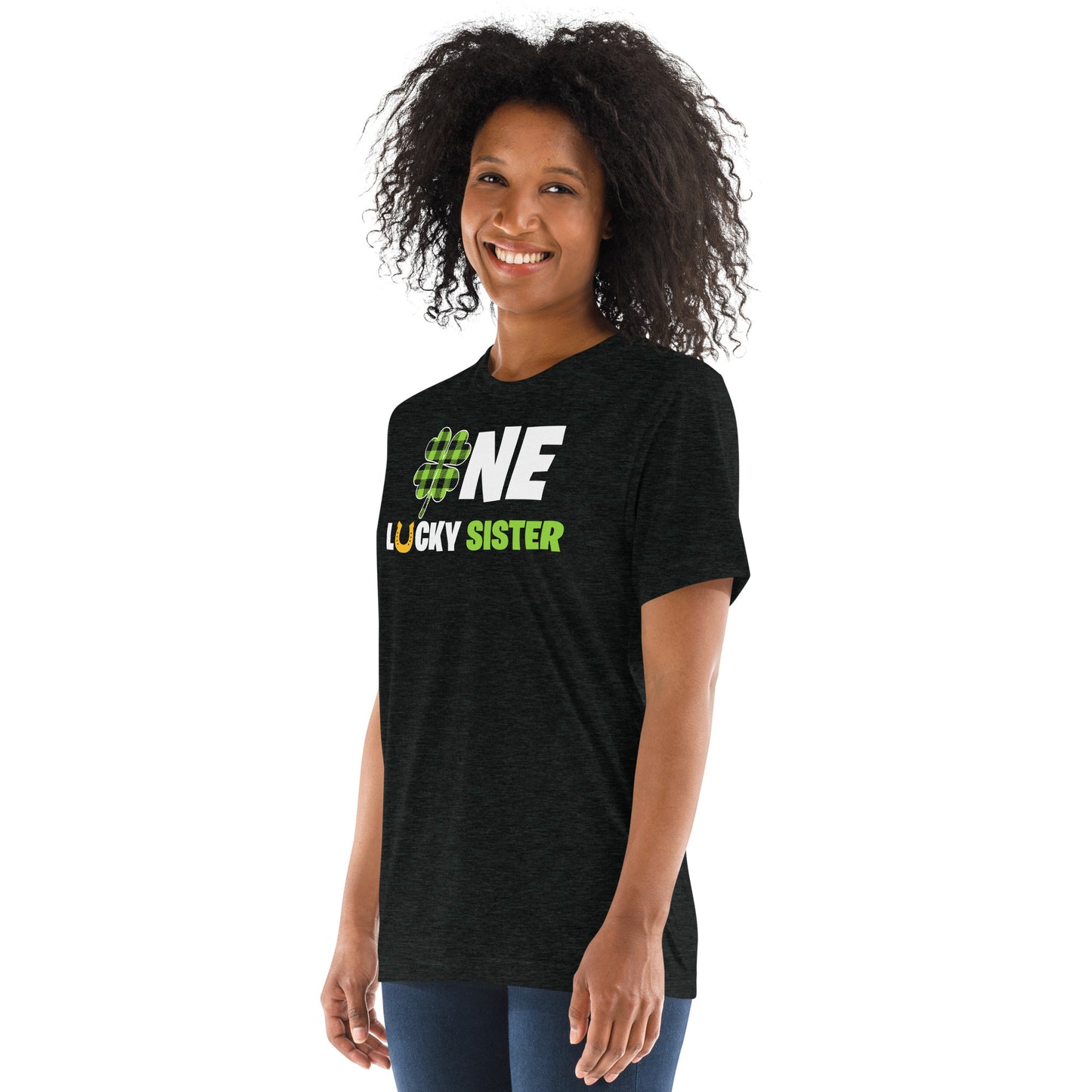 St. Patrick's, One Lucky Sister, Unisex Short Sleeve, T-shirt