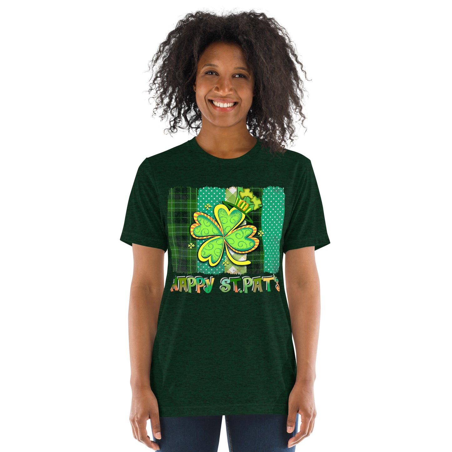 St. Patrick's, Happy St. Pat's, Unisex Short Sleeve, T-shirt
