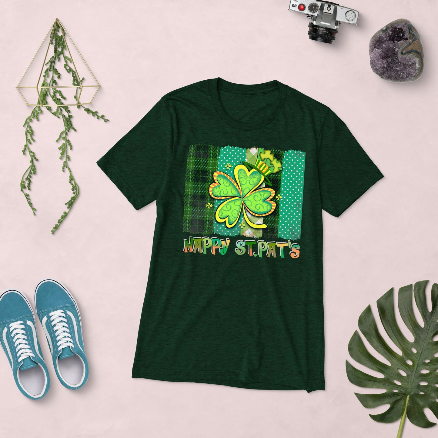 St. Patrick's, Happy St. Pat's, Unisex Short Sleeve, T-shirt