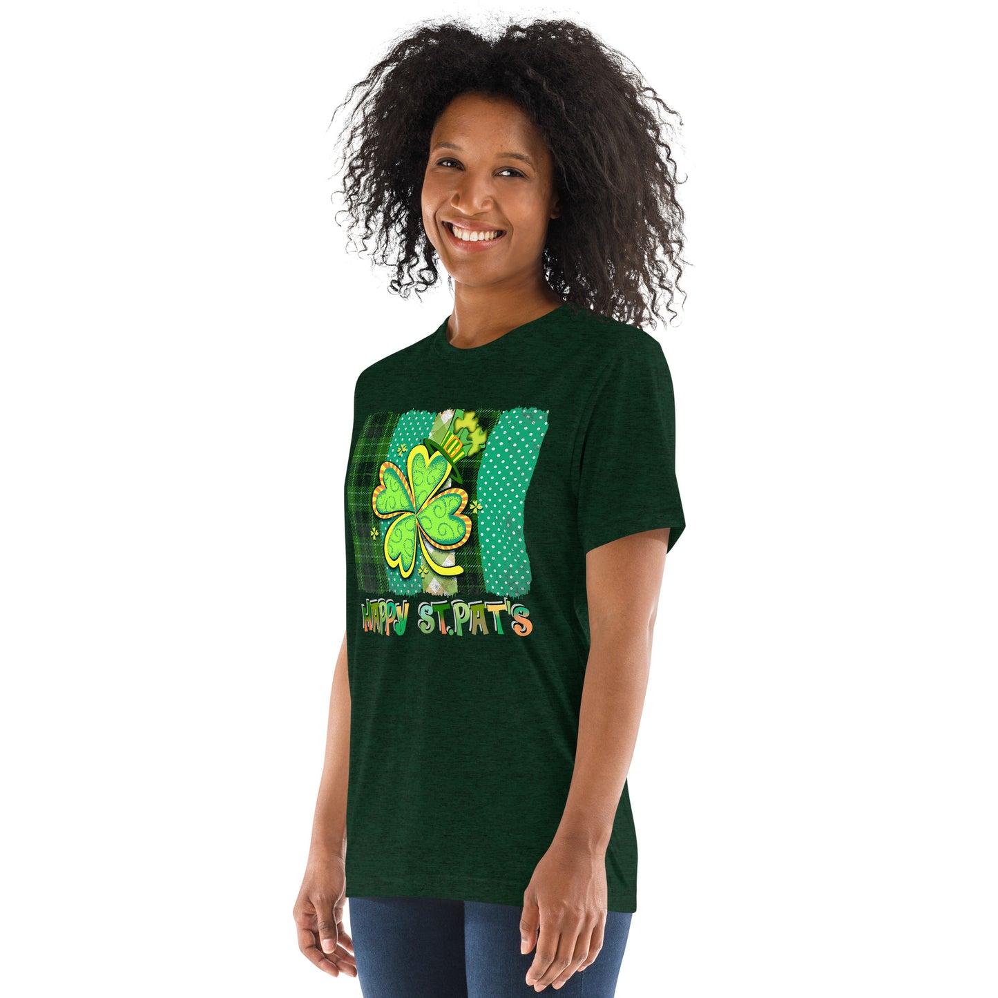 St. Patrick's, Happy St. Pat's, Unisex Short Sleeve, T-shirt