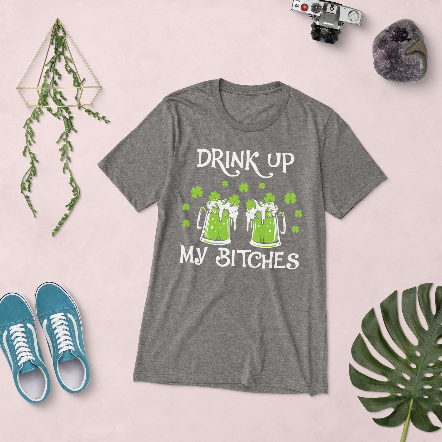 St. Patrick's, Drink Up, Unisex Short Sleeve, T-shirt