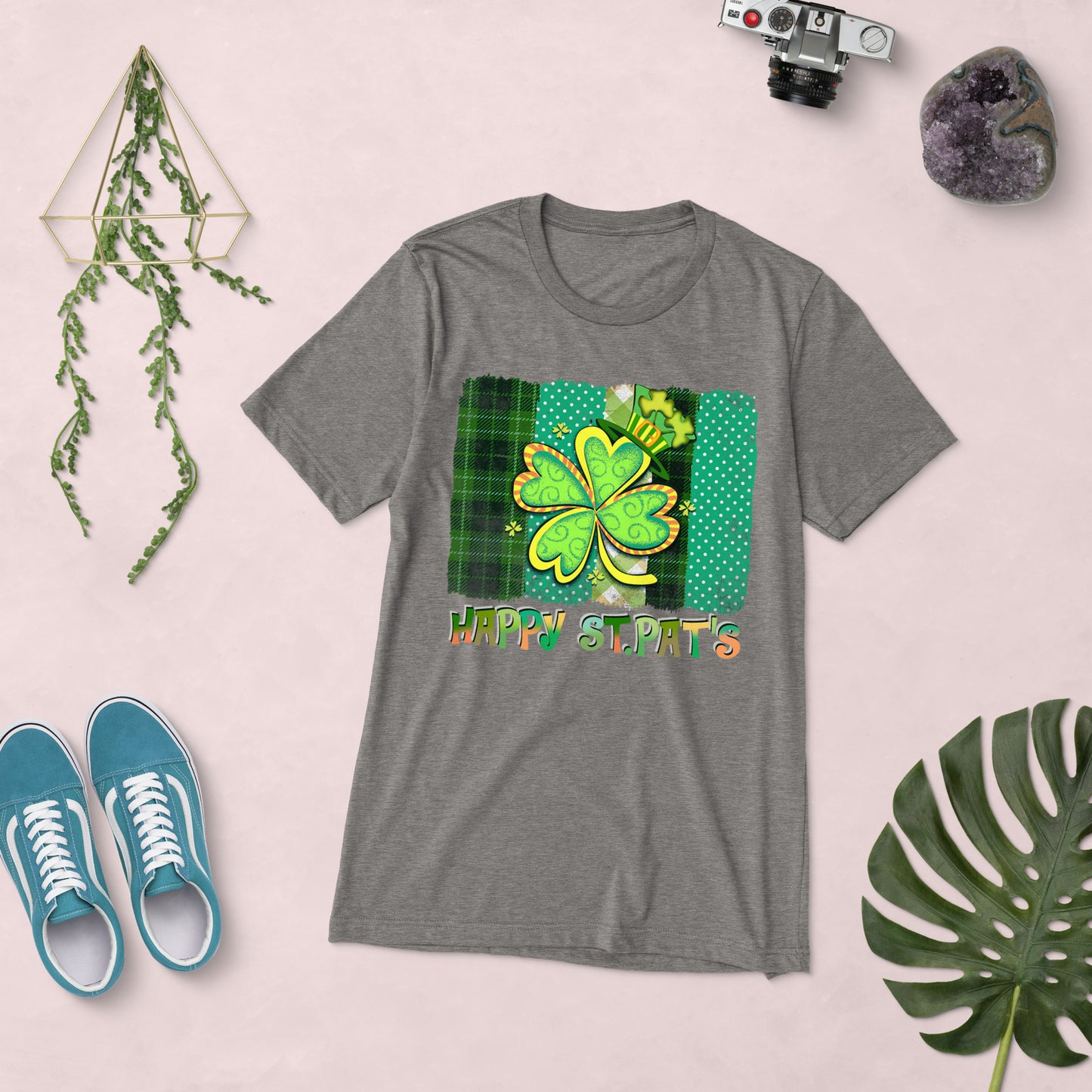 St. Patrick's, Happy St. Pat's, Unisex Short Sleeve, T-shirt