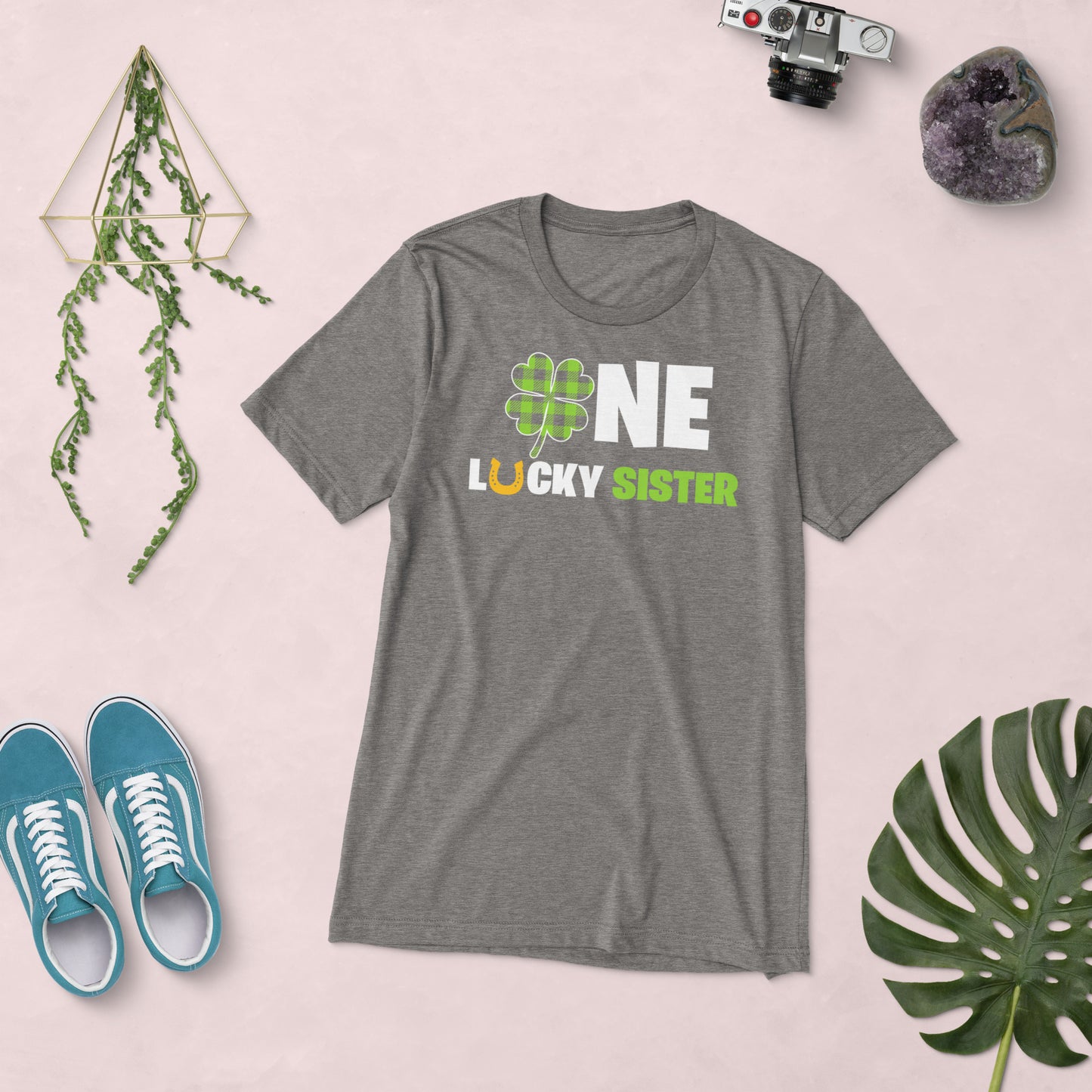 St. Patrick's, One Lucky Sister, Unisex Short Sleeve, T-shirt